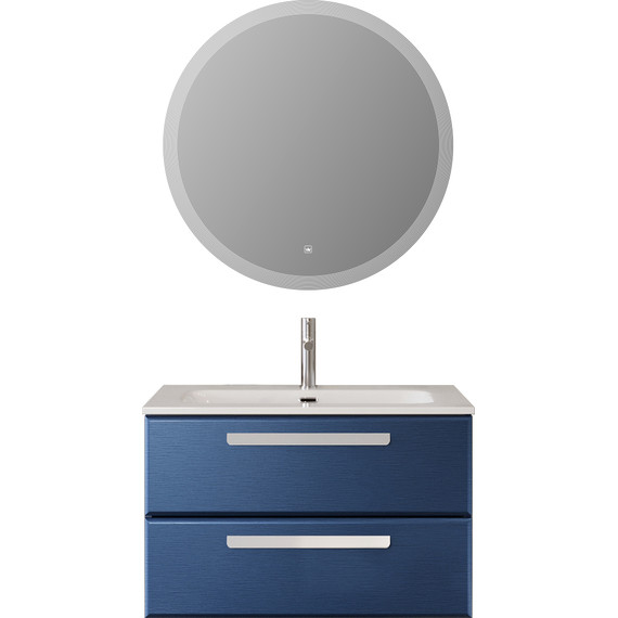 Тумба подвесная с раковиной Cezares ECO-CER-N-800-2C-SO-SPF-P 80 см (раковина CZR-8073-80) sapfiro - фото 10