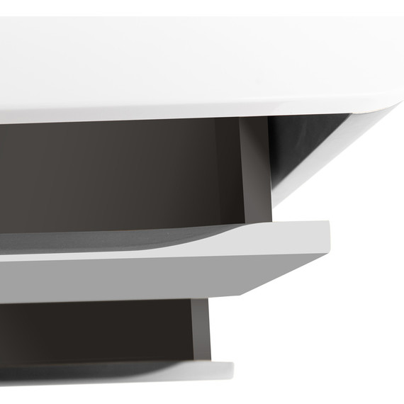 Тумба подвесная с раковиной Cezares RELAX-1000-2C-SO-BL 100 см (раковина CZR-1000/480-LV-MR-NV) bianco lucido - фото 6