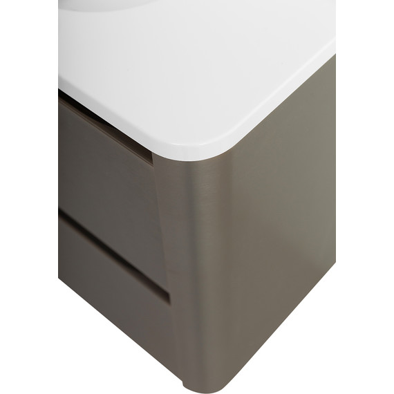 Тумба подвесная с раковиной Cezares RELAX-1000-2C-SO-SAT-P 100 см (раковина CZR-1000/480-LV-MR-NV) сатин - фото 7