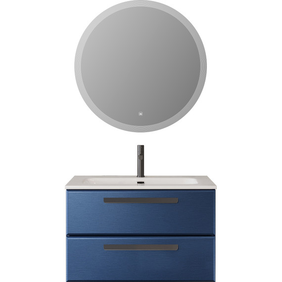 Тумба подвесная с раковиной Cezares ECO-CER-N-800-2C-SO-SPF-P 80 см (раковина CZR-8073-80) sapfiro - фото 15