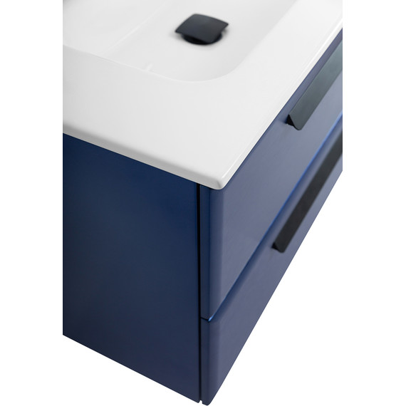 Тумба подвесная с раковиной Cezares ECO-CER-N-800-2C-SO-SPF-P 80 см (раковина CZR-8095-80) sapfiro - фото 6