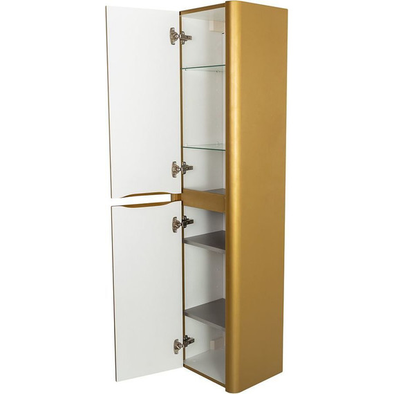 Пенал подвесной Cezares RELAX-1500-2A-SO-BORO-P 40 см, брашированное золото - фото 4