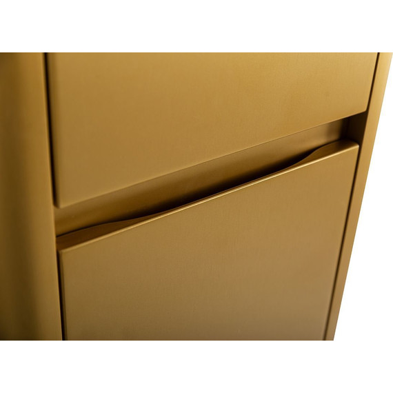 Пенал подвесной Cezares RELAX-1500-2A-SO-BORO-P 40 см, брашированное золото - фото 5