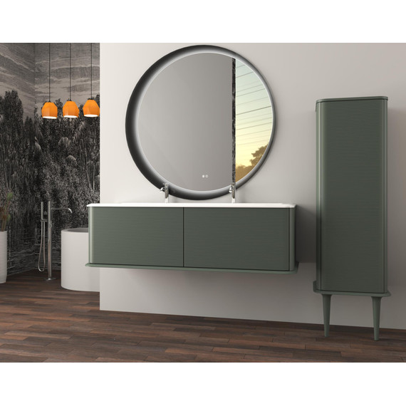 Пенал подвесной BelBagno Idra 55818 45 см, verde opaco - фото 3