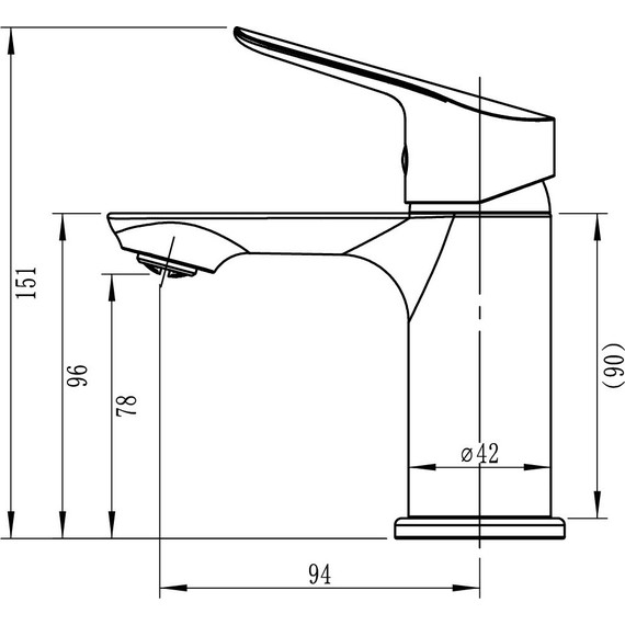 Смеситель для раковины Sole Como S071C - фото 2