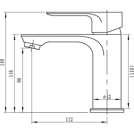 Смеситель для раковины Sole Nasser S151C - фото 2