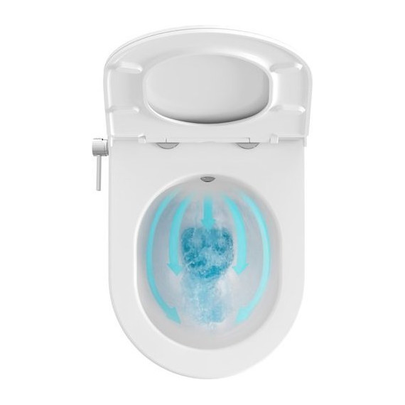 Унитаз-биде подвесной Ravak Uni Chrome RimOff X01912 - фото 3