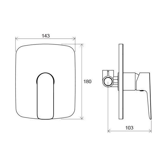Смеситель для душа Ravak Classic CL 062.00 X070087 - фото 2