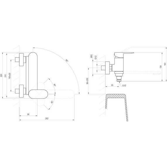 Смеситель для ванны Ravak CR II 022.00CR X070451 - фото, картинка 3 Смеситель для ванны Ravak CR II 022.00CR X070451 - фото 3