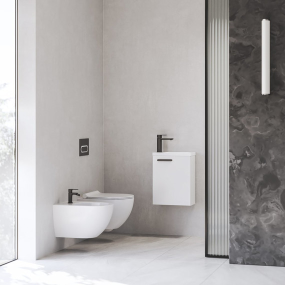 Смеситель для раковины Ravak CR II 014.20BL X070458, чёрный - фото 3