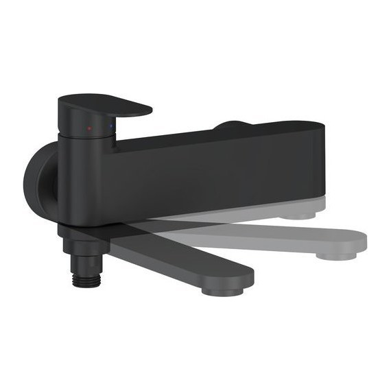 Смеситель для ванны Ravak CR II 022.00BL X070463, чёрный - фото 2