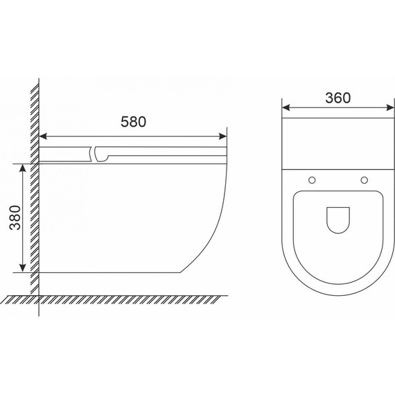 Унитаз подвесной импульсный Mirsant PROXY impulse УТ000097620 с крышкой Soft-close - фото, картинка 6 Унитаз подвесной импульсный Mirsant PROXY impulse УТ000097620 с крышкой Soft-close - фото 6