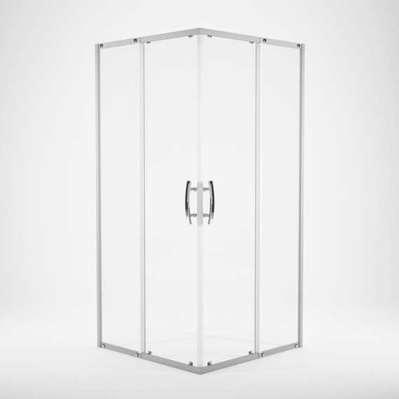 Душевое ограждение Mirsant Neo-90 Quadro 90х90 см, хром/прозрачное - фото 3