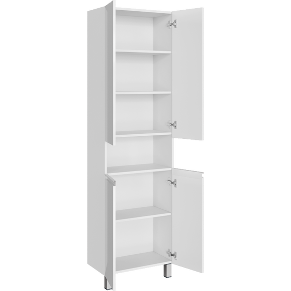 Пенал напольный Aqwella Rodos 55 см ROD0555N, белый - фото 2