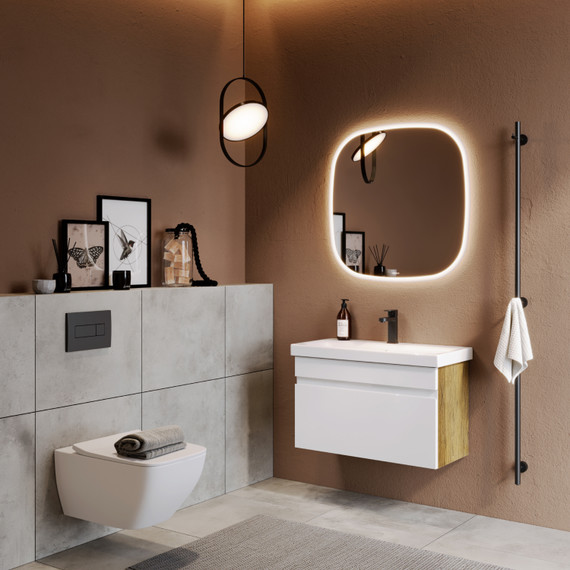 Зеркало Aqwella Aura 100 см AUR0210AH - фото 4