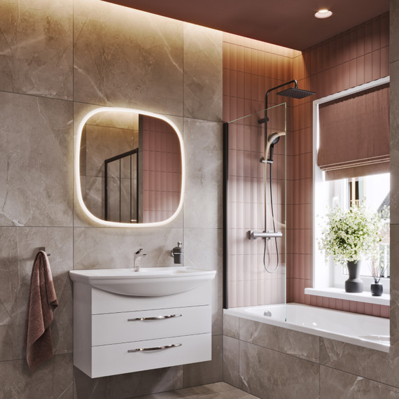 Зеркало Aqwella Aura 100 см AUR0210AH - фото 2