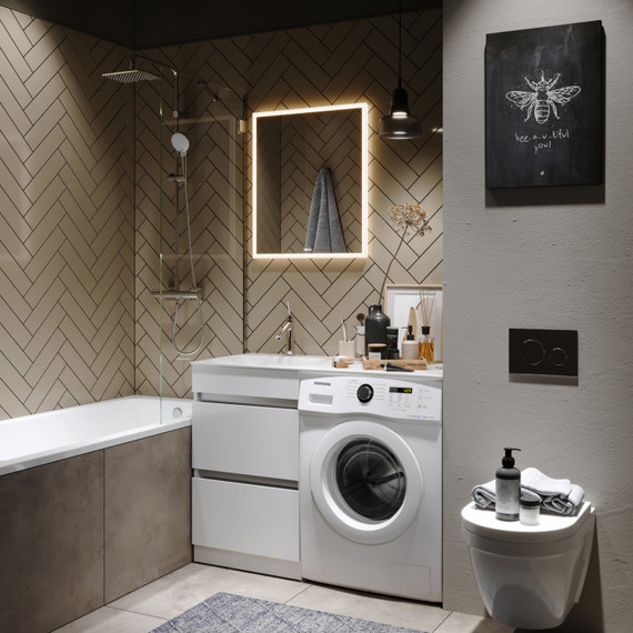 Зеркало Aqwella Vision 70 см VIS0207AH - фото 3