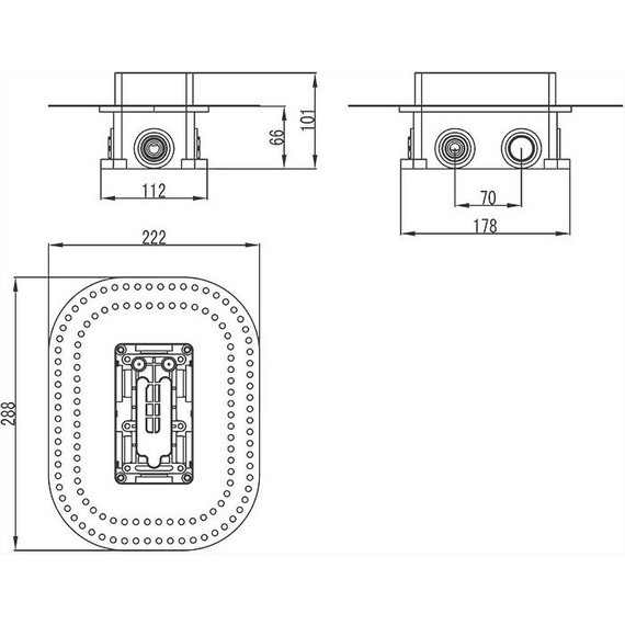 Скрытая часть Ravak R-box RB 071.50 X070074 - фото 3