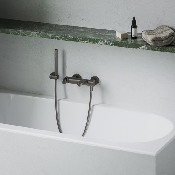 Смеситель для ванны Ravak EL 022.20GB X070330, графит матовый - фото 2