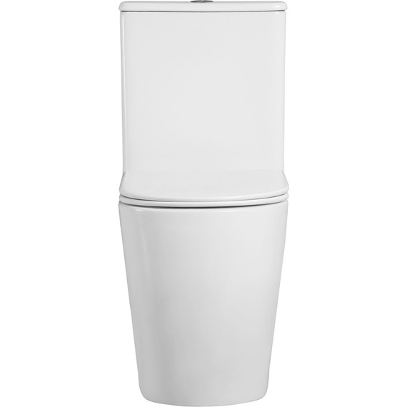 Унитаз-компакт безободковый Azario BONELLE AZ-1229A с крышкой микролифт (система смыва торнадо) - фото 4