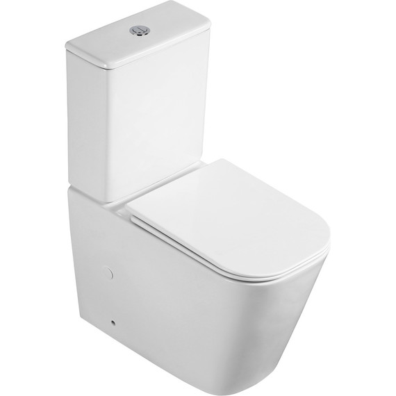 Унитаз-компакт безободковый Azario ESCONDA AZ-1255A с крышкой микролифт (система смыва торнадо) - фото 3