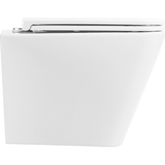 Унитаз подвесной безободковый BelBagno Ardente-R BB520CHR/SC с крышкой микролифт, Цвет производителя: белый - фото 5