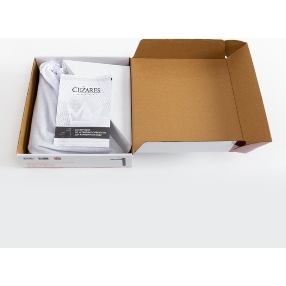 Смеситель для раковины высокий Cezares LINER-LC-GM-W0, оружейная сталь - фото 3