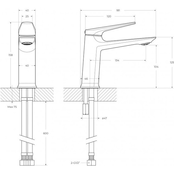 Смеситель для раковины Cezares LINER-LS-01-W0 - фото, картинка 4 Смеситель для раковины Cezares LINER-LS-01-W0 - фото 4