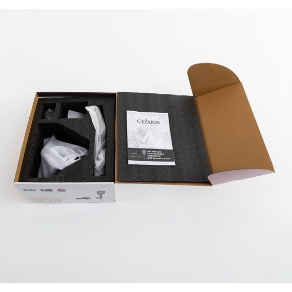 Смеситель для ванны Cezares LINER-VD-01, Цвет производителя: хром - фото 4