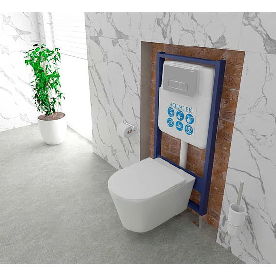 Инсталляция для унитаза Aquatek Standart 50 INS-0000012 - фото, картинка 6 Инсталляция для унитаза Aquatek Standart 50 INS-0000012 - фото 6