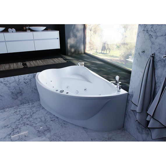 Ванна акриловая Aquatek Альтаир L 160x120 см ALT160-0000005 - фото 4