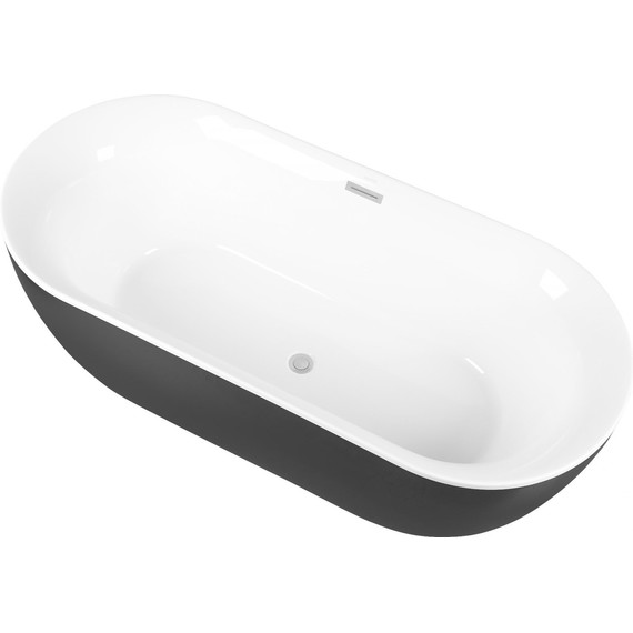 Ванна отдельностоящая Aquatek Афина 170x78 см AQ-144778Bl, чёрный - фото 2