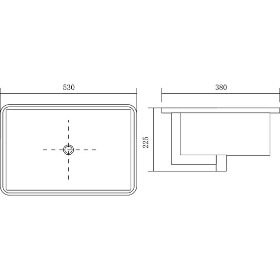 Раковина врезная под столешницу Aquatek 53 см AQ10491-00 - фото 2