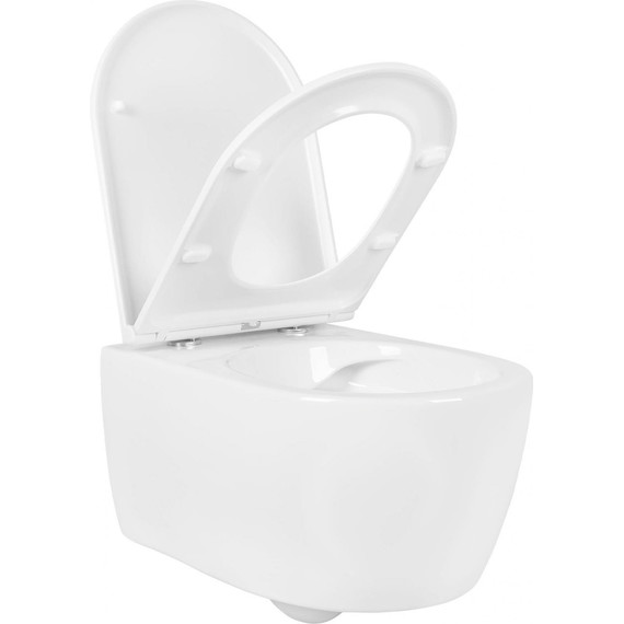 Унитаз подвесной безободковый Aquatek Европа AQ1106L-00 с крышкой микролифт - фото 7