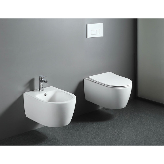 Унитаз подвесной безободковый Aquatek Европа AQ1106-00 с крышкой микролифт - фото, картинка 8 Унитаз подвесной безободковый Aquatek Европа AQ1106-00 с крышкой микролифт - фото 8