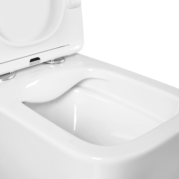 Унитаз подвесной безободковый Aquatek Либра AQ1148N-00 с тонкой крышкой микролифт - фото, картинка 5 Унитаз подвесной безободковый Aquatek Либра AQ1148N-00 с тонкой крышкой микролифт - фото 5