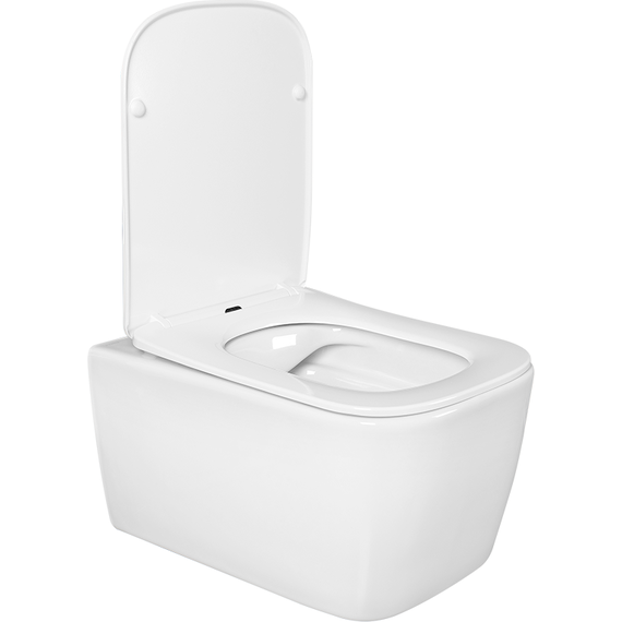 Унитаз подвесной безободковый Aquatek Либра AQ1148N-00 с тонкой крышкой микролифт - фото, картинка 6 Унитаз подвесной безободковый Aquatek Либра AQ1148N-00 с тонкой крышкой микролифт - фото 6