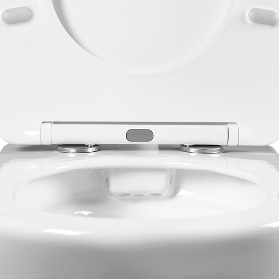 Унитаз подвесной безободковый Aquatek Бетта AQ1253W-00 с крышкой микролифт - фото 6