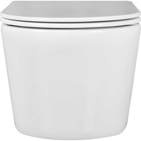 Унитаз подвесной безободковый Aquatek Оберон AQ1363W-00 с крышкой микролифт - фото, картинка 3 Унитаз подвесной безободковый Aquatek Оберон AQ1363W-00 с крышкой микролифт - фото 3