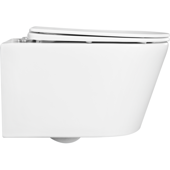 Унитаз подвесной безободковый Aquatek Оберон AQ1363W-00 с крышкой микролифт - фото, картинка 5 Унитаз подвесной безободковый Aquatek Оберон AQ1363W-00 с крышкой микролифт - фото 5