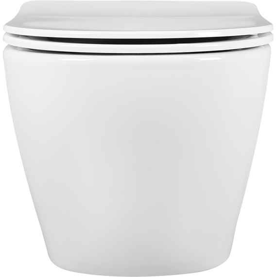 Унитаз подвесной безободковый Aquatek Европа AQ1901-00 с тонкой крышкой микролифт - фото 6