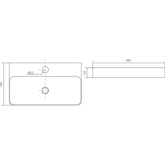 Раковина-чаша Aquatek 60 см AQ3241-00 - фото 2