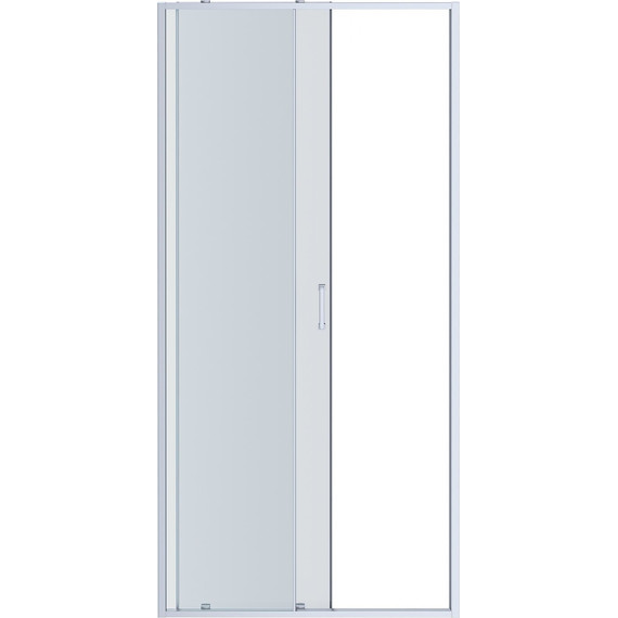 Душевая дверь Aquatek 100 смAQ ARI RA 10020CH, хром/прозрачное - фото 3