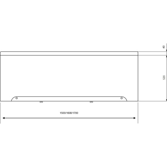 Панель фронтальная Aquatek Лугано/Либерти 170 см EKR-F0000087 - фото 5
