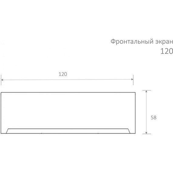 Панель фронтальная Aquatek Мия 120 EKR-F0000076 - фото, картинка 3 Панель фронтальная Aquatek Мия 120 EKR-F0000076 - фото 3