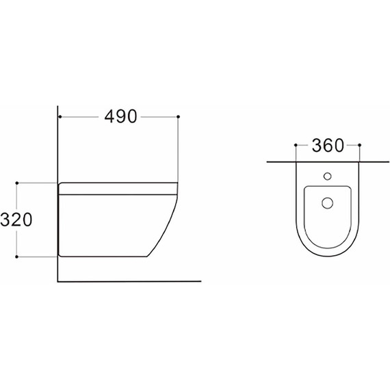 Биде подвесное Aquatek Лея AQ1099-00 - фото 2