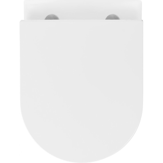 Унитаз подвесной безободковый Aquatek Классик AQ1111-00 с тонкой крышкой микролифт - фото 2