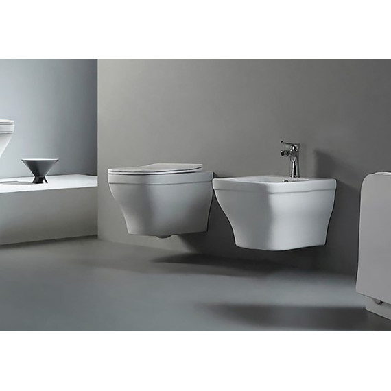 Унитаз подвесной безободковый Aquatek Амадео AQ1163-00 с крышкой микролифт - фото 8