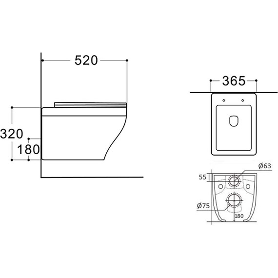 Унитаз подвесной безободковый Aquatek Амадео AQ1163-00 с крышкой микролифт - фото 9