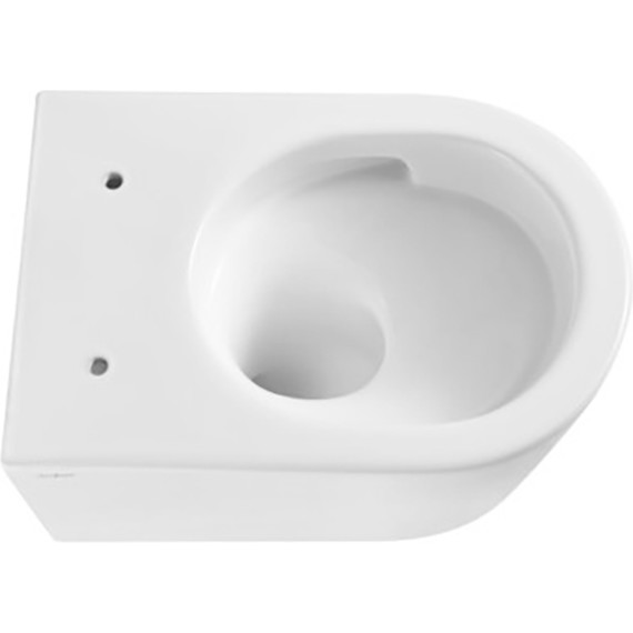 Унитаз подвесной безободковый Aquatek Оберон AQ1365T-00 с тонкой крышкой микролифт (Система смыва торнадо) - фото 3